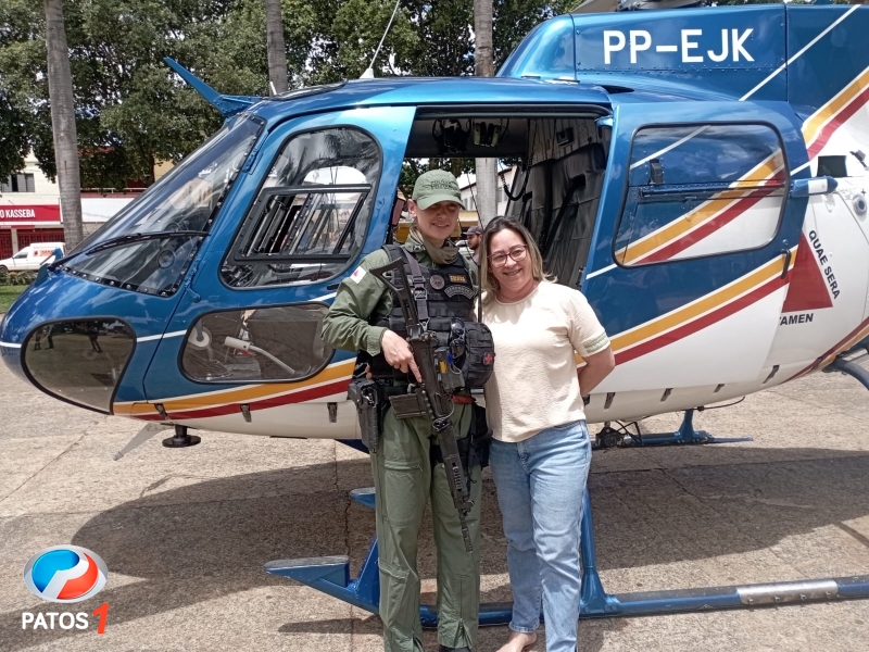 clique para ampliar Helicóptero da Polícia Militar volta a Lagoa Formosa; desta vez na Operação Divisa Segura