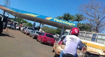 Cidades do Alto Paranaíba ficam sem combustível devido à greve dos caminhoneiros no país Cidades do Alto Paranaíba ficam sem combustível devido à greve dos caminhoneiros no país