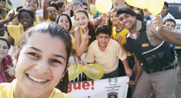 Polícia Militar de Cruzeiro da Fortaleza realiza evento para fechar o mês amarelo Polícia Militar de Cruzeiro da Fortaleza realiza evento para fechar o mês amarelo