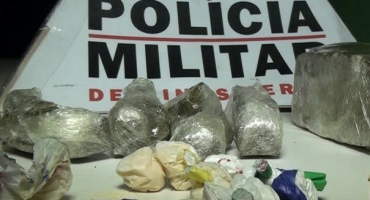 Polícia Militar apreende cocaína e maconha em Patos de Minas Polícia Militar apreende cocaína e maconha em Patos de Minas