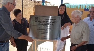 Escola Estadual José Marciano Brandão de Monjolinho inaugura ampliação do educandário e construção de quadra