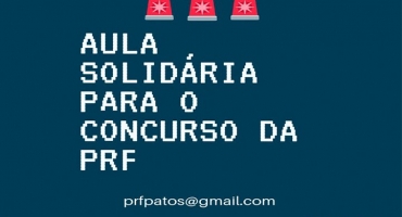 Aulão solidário para concurso da Polícia Rodoviária Federal está com inscrições abertas em Patos de Minas