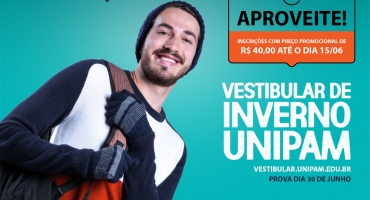 Inscrições para o Vestibular de Inverno, com valor promocional, encerram-se neste sábado