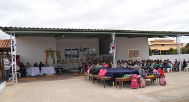 Escola Municipal “Quinzinho Souto” de Monjolinho passa por reformas e recebe convidados para a inauguração