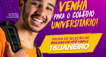 Inscrições para seleção de bolsas do Colégio Universitário estão abertas