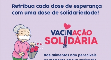 Alimentos para a campanha “VacinAção Solidária” podem ser entregues no UNIPAM