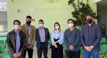 Presidente do Conselho Regional de Odontologia visita Centro Clínico Odontológico do UNIPAM