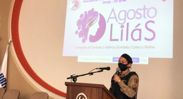 “Agosto Lilás: Juntos no Combate à Violência Doméstica” foi tema de palestra no UNIPAM