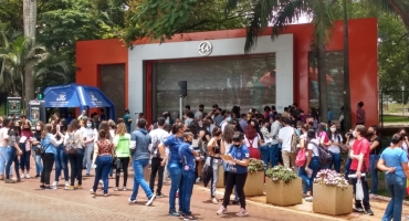 Estudantes participam do primeiro domingo de provas do ENEM 2021 em Patos de Minas