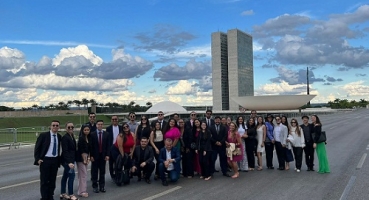 Estudantes de Direito de Patos de Minas visitam Tribunais Superiores e órgãos máximos do país