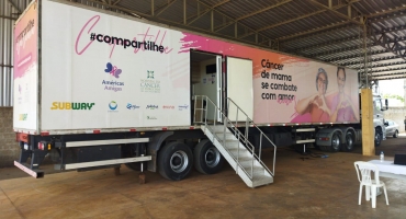 Lagoa Formosa recebe unidade móvel de mamografia do Hospital do Câncer de Patrocínio 