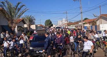 Secretaria de Saúde de Lagoa Formosa e colaboradores realizam o 1º Passeio Ciclístico do Maio Amarelo 