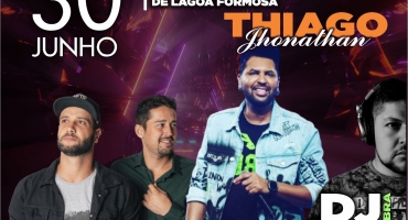 Ex-integrante do Forró Boys,  Thiago Jhonathan, se apresenta na próxima sexta (30) em Lagoa Formosa 