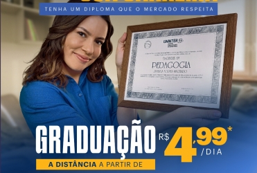 Mês do trabalhador na Uninter Patos de Minas; inicie sua graduação com cursos a partir de R$4,99 ao dia