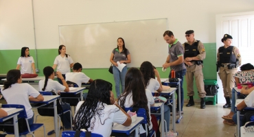 Polícia Militar, C.F.C Atual e Escola Nossa Senhora da Piedade realizam em Lagoa Formosa a Semana do Trânsito