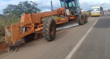 Funcionário morre atropelado por caminhão da própria equipe na BR-262 Funcionário morre atropelado por caminhão da própria equipe na BR-262