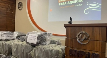 UNIPAM entrega cobertores a cinco instituições assistenciais em Patos de Minas UNIPAM entrega cobertores a cinco instituições assistenciais em Patos de Minas