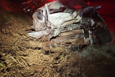 Condutora de 44 anos morre em acidente na MGC-354 no município de Presidente Olegário 