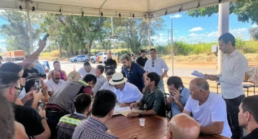 Governador de Minas vistoria obras da MGC-354 e declara que investimentos da Regional de Saúde poderão ser transferidos para Unaí