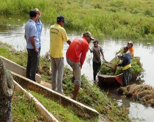 Servidores responsáveis pela limpeza da Lagoa Grande em Patos de Minas reclamam das condições de trabalho e Sintrasp deve denunciar situação ao MP