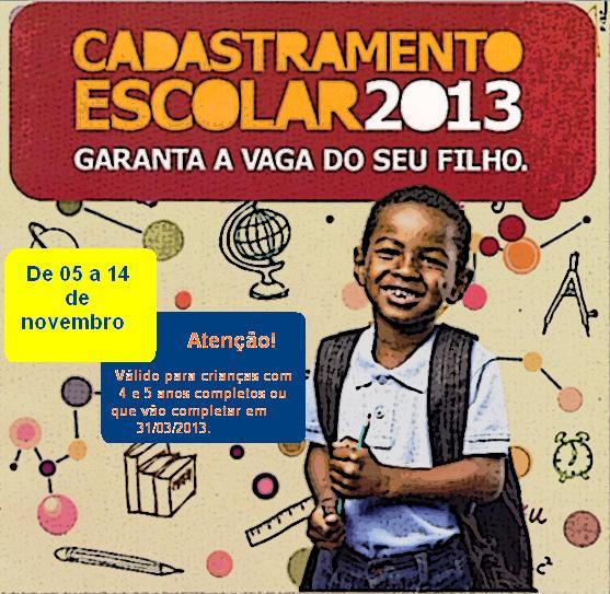 SEMED abre inscrições para ingresso na Educação Infantil a partir do dia 05 de novembro 