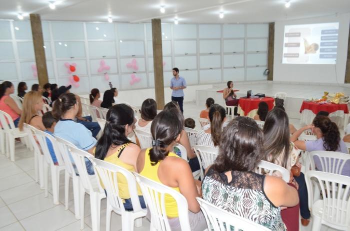 Curso para gestantes do Núcleo de Apoio á Família é realizado na Casa da Cultura em Lagoa Formosa