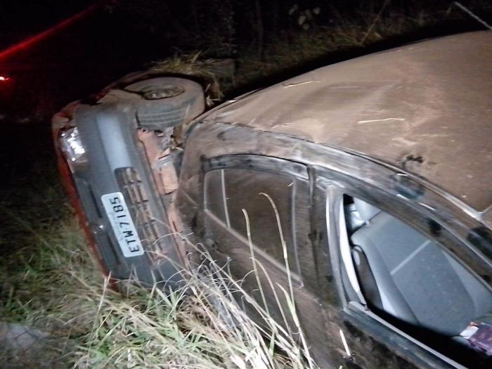 Motorista embriagado provoca acidente e bate em outros dois veículos na MGC 354, próximo a Presidente Olegário  