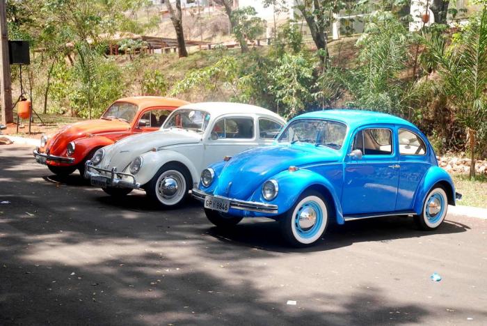 Carros antigos chamam atenção em encontro no Parque do Mocambo