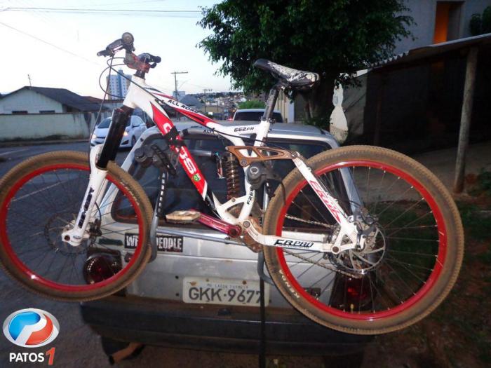 Bicicleta avaliada em 10 mil reais é furtada em Lagoa Formosa e recuperada pela Polícia Militar no mesmo dia