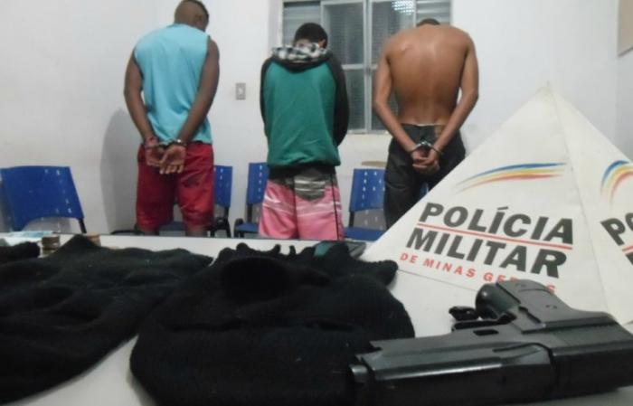 Acusados de assaltar depósito de gás em Serra do Salitre são apreendidos pela Polícia Militar