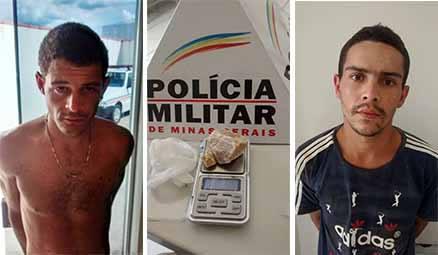 Polícia Militar de Lagoa Formosa prende traficantes com crack e apreende menor por desacato