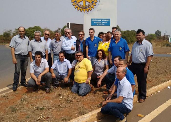 Governador do Distrito 4760 da Rotary Clube faz visita á cidade de Lagoa Formosa