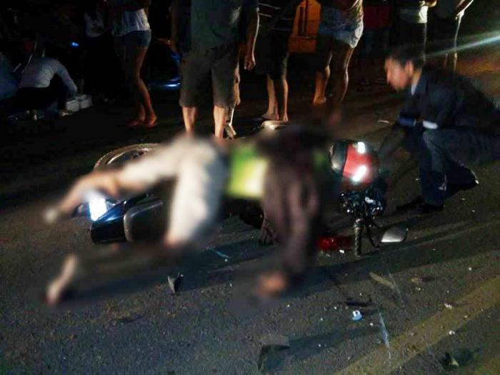   Motoqueiro de 36 anos morre em acidente na BR 365 na cidade de Varjão de Minas e passageiro que não usava capacete fica ferido