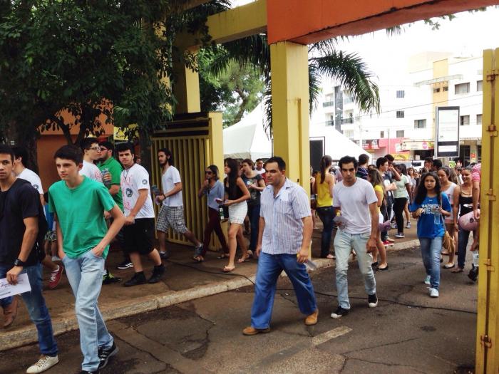 Candidatos de toda região do Alto Paranaíba estão em Patos de Minas participando das provas do ENEM