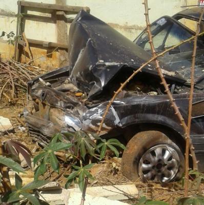 Acidente em cruzamento de loteamento no Bairro Planalto em Lagoa Formosa causa estragos em veículos