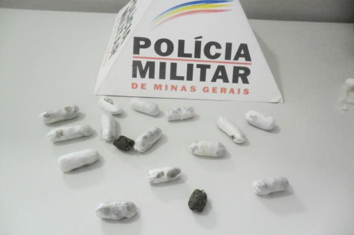 Aproximadamente 100 gramas de maconha é encontrada com presidiário em Carmo do Paranaíba
