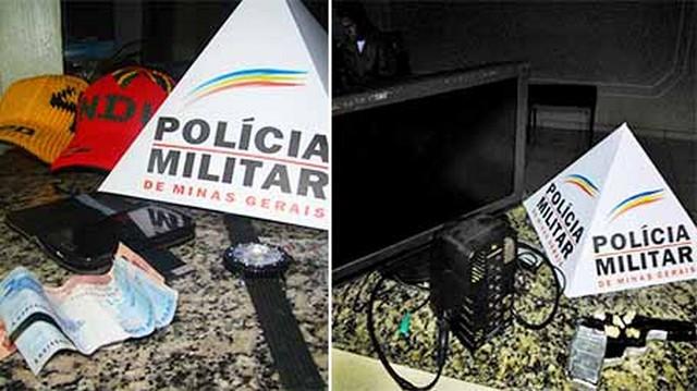 Em menos de cinco minutos Policia Militar prende jovem de 22 anos e apreende menor de 16 anos acusados de assalto em Presidente Olegário