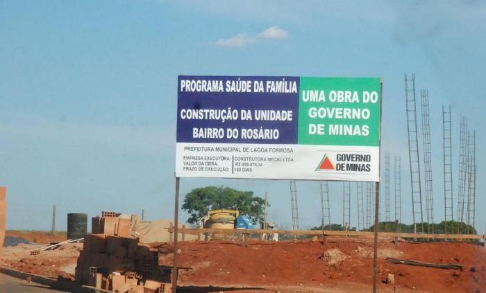 Posto de saúde do Bairro do Rosário em Lagoa Formosa deve ter obras concluídas em seis meses