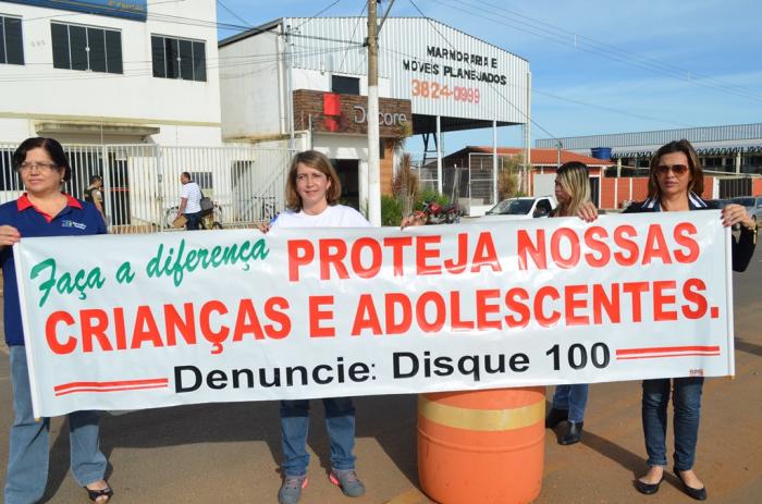 Ação para conscientização e prevenção sobre abuso sexual de crianças e adolescentes é realizada na cidade de Lagoa Formosa