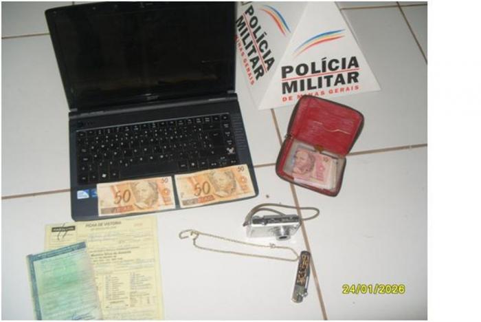 Polícia Militar de Carmo do Paranaíba apreende notas falsas e vários produtos de origem duvidosa 