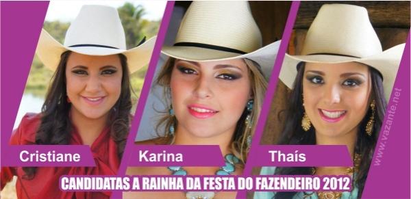 Conheça as candidatas a Rainha da Festa do Fazendeiro 2012 de Lagamar