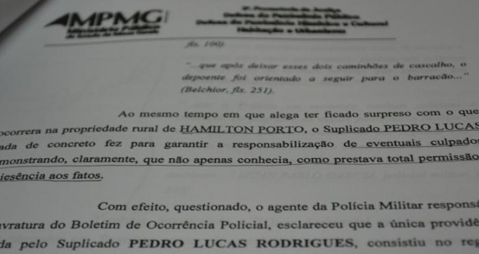 Ministério Público entra com Ação Civil pedindo cassação do prefeito Pedro Lucas