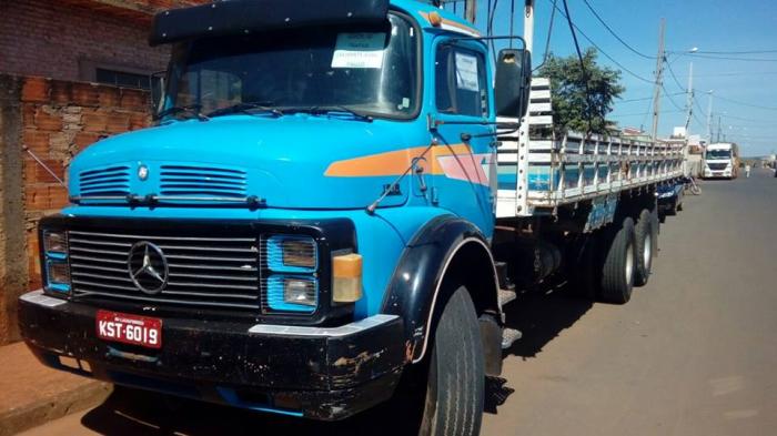 Caminhão Mercedes-Benz é furtado na cidade de Lagoa Formosa