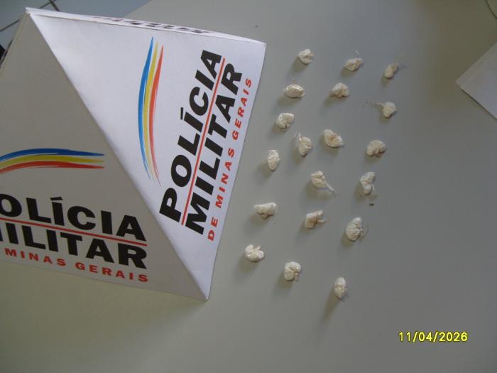 Polícia Militar de Carmo do Paranaíba apreende grande quantidde de cocaína em operação policial realizada na cidade