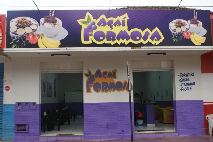 Lagoa Formosa agora conta com uma loja especializada em açaí e sorvetes