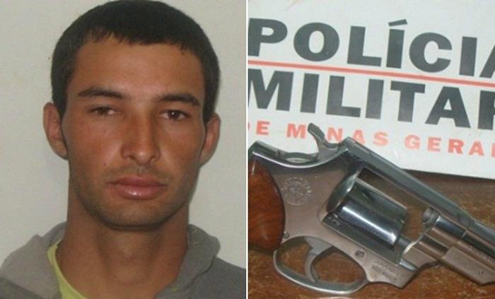 Polícia Militar de Carmo do Paranaíba apreende arma de fogo e conduz autor para a delegacia