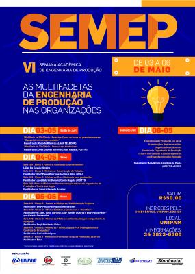 UNIPAM promove Semana Acadêmica de Engenharia de Produção