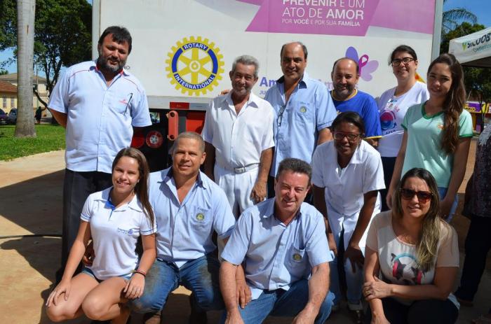 Rotary Club de Lagoa Formosa fala da parceria com a carreta de MAMOGRAFIA