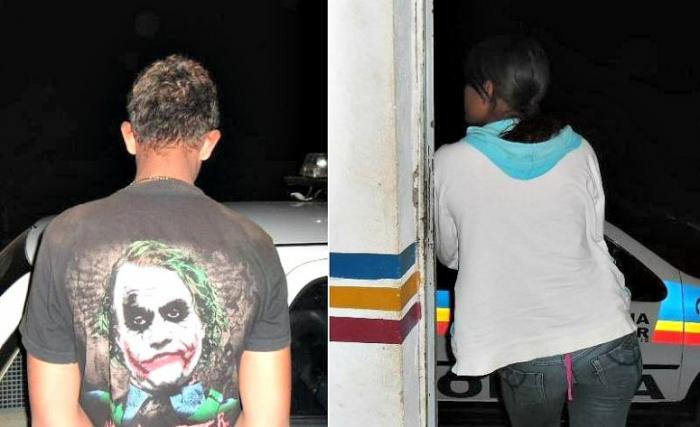 Casal de menores é apreendido em Serra do Salitre acusados de agressões e tráfico de drogas