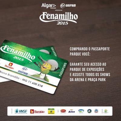 Sindicato Rural de Patos de Minas disponibiliza mais mil unidades de passaportes da Fenamilho 2015